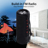 Xeneo X21 Portable Outdoor Wireless Bluetooth Speaker Waterproof with FM Radio, Micro SD Card Slot, AUX, TWS for Shower - Hard Travel Case Included - Xeneopower